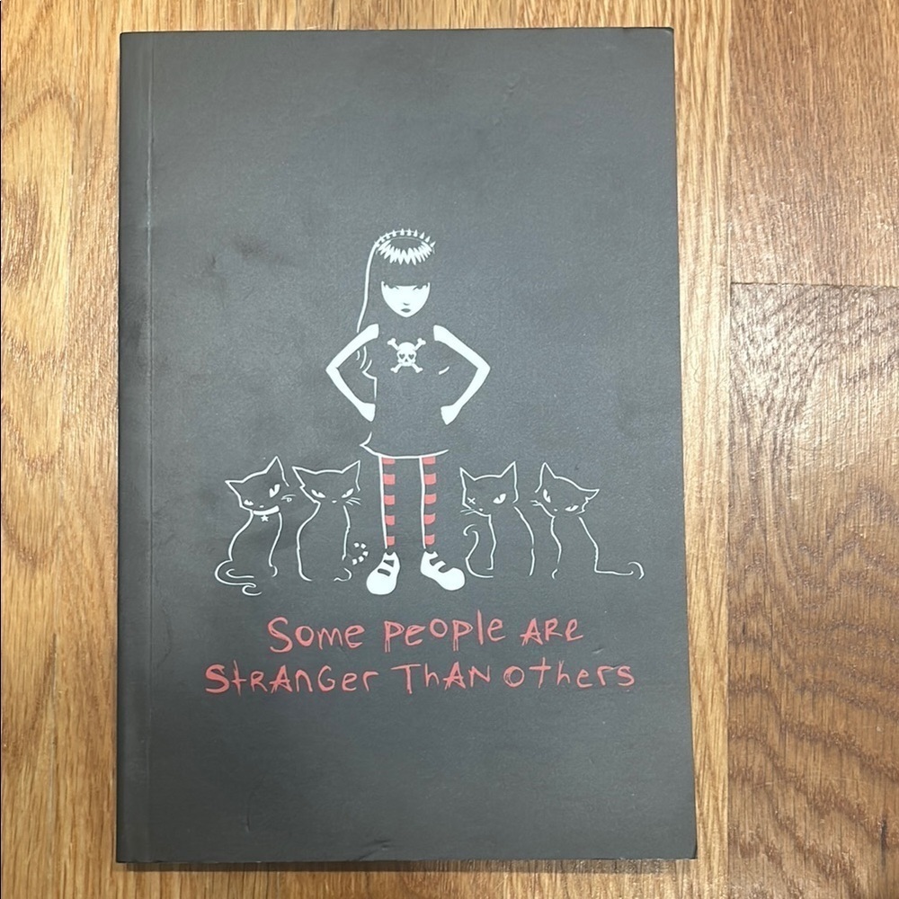 Dolls Kill x Emily the strange collab Black and Red black lined Notebook nwot